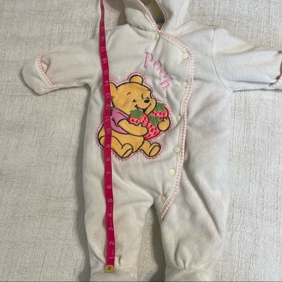Disney Baby Winnie the Pooh Hooded and Footed One-Pierce Cover Up - Picture 10 of 10